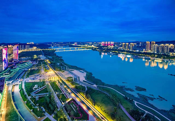 南充：以“旅游画笔”绘乡村振兴新画卷_fororder_印象嘉陵江夜景-供图-高坪区文化广播电视和旅游局