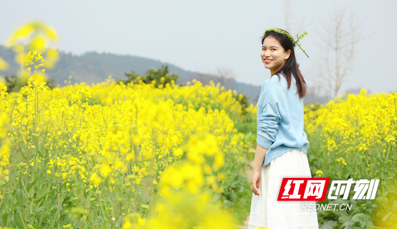 湖南衡东：千亩油菜花海迎春盛放