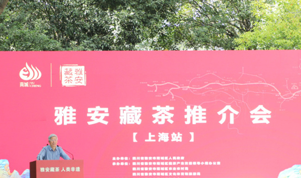 打响藏茶品牌 振兴藏茶产业——雅安藏茶推介会在上海成功举办_fororder_推介会现场-供图-雨城区委宣传部