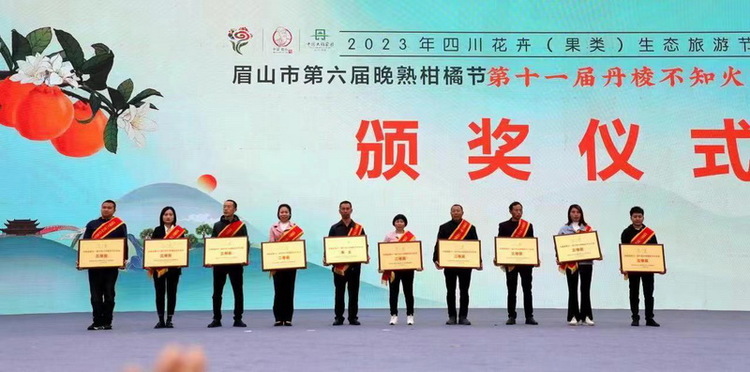 以“橙”为媒 以“桔”会友 第十一届丹棱不知火节启幕_fororder_1