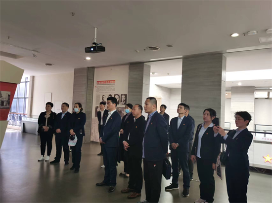 南京中央饭店党支部赴湖州瞻仰钱壮飞纪念馆_fororder_图片 3