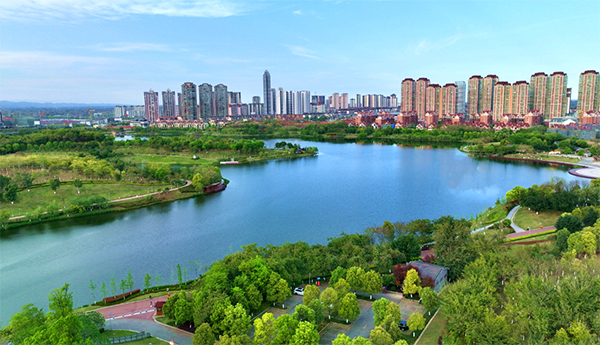 组图｜眉山仁寿：生态公园惠民生_fororder_仁寿城市湿地公园-供图-仁寿县委宣传部（3）