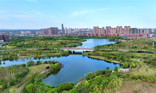 组图｜眉山仁寿：生态公园惠民生_fororder_仁寿城市湿地公园-供图-仁寿县委宣传部（1）