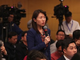凤凰卫视记者提问
