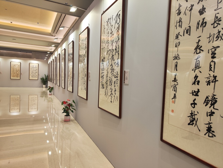 【诗意江西】桃李春风•江西诗派主题书法作品展在九江展出_fororder_<span class=