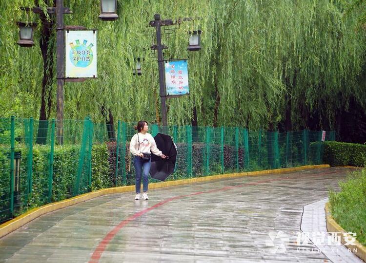 雨后汉城湖清新自然