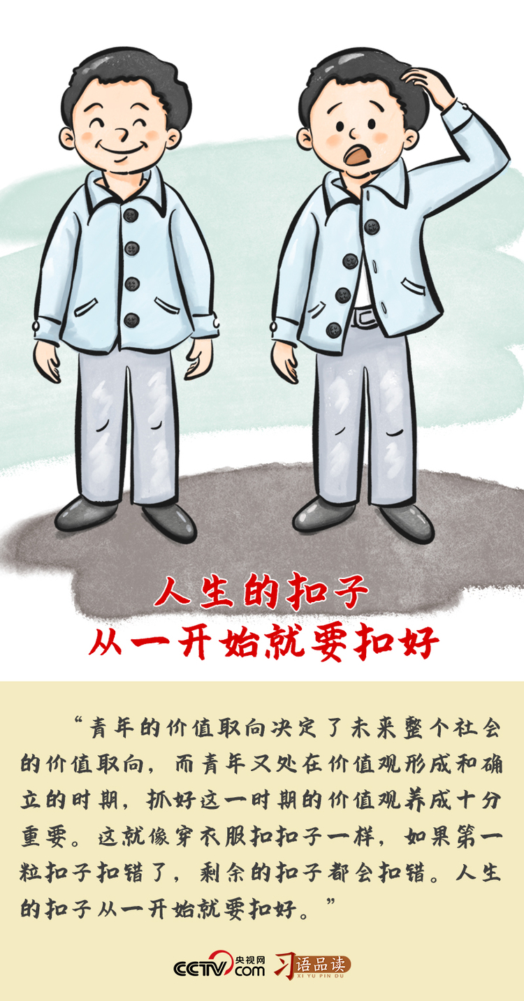 青春中国｜“人生的扣子从一开始就要扣好”