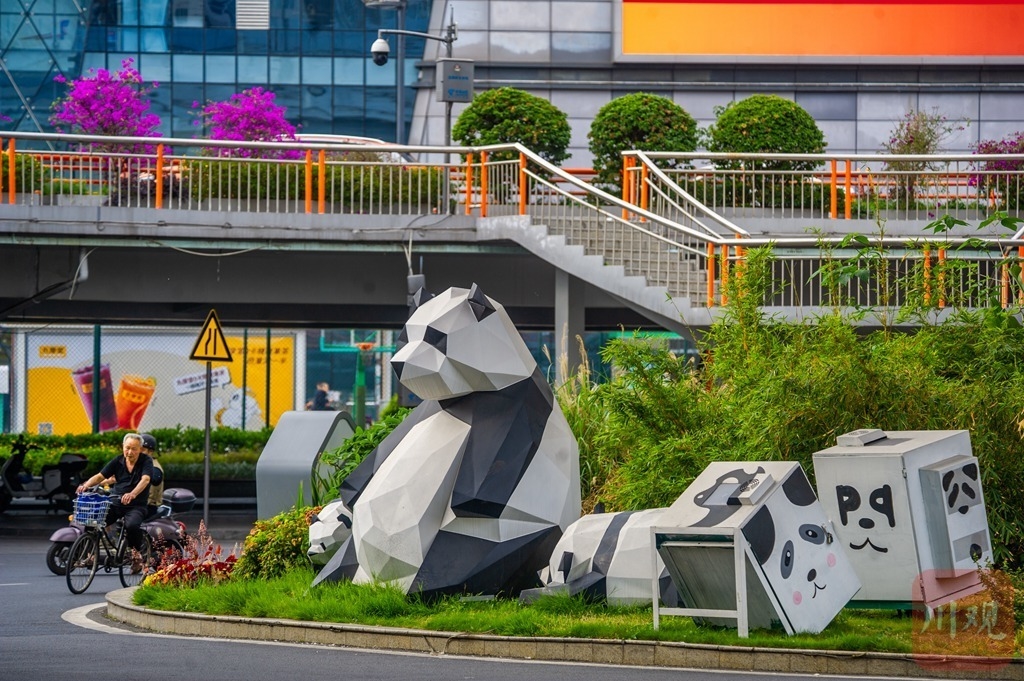 （转载）边走边拍⑥ 来成都街头与“大熊猫”偶遇