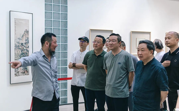 翰墨染临邛——天府文脉·名家名作展在成都邛崃开幕_fororder_展览现场-供图-邛崃市委宣传部