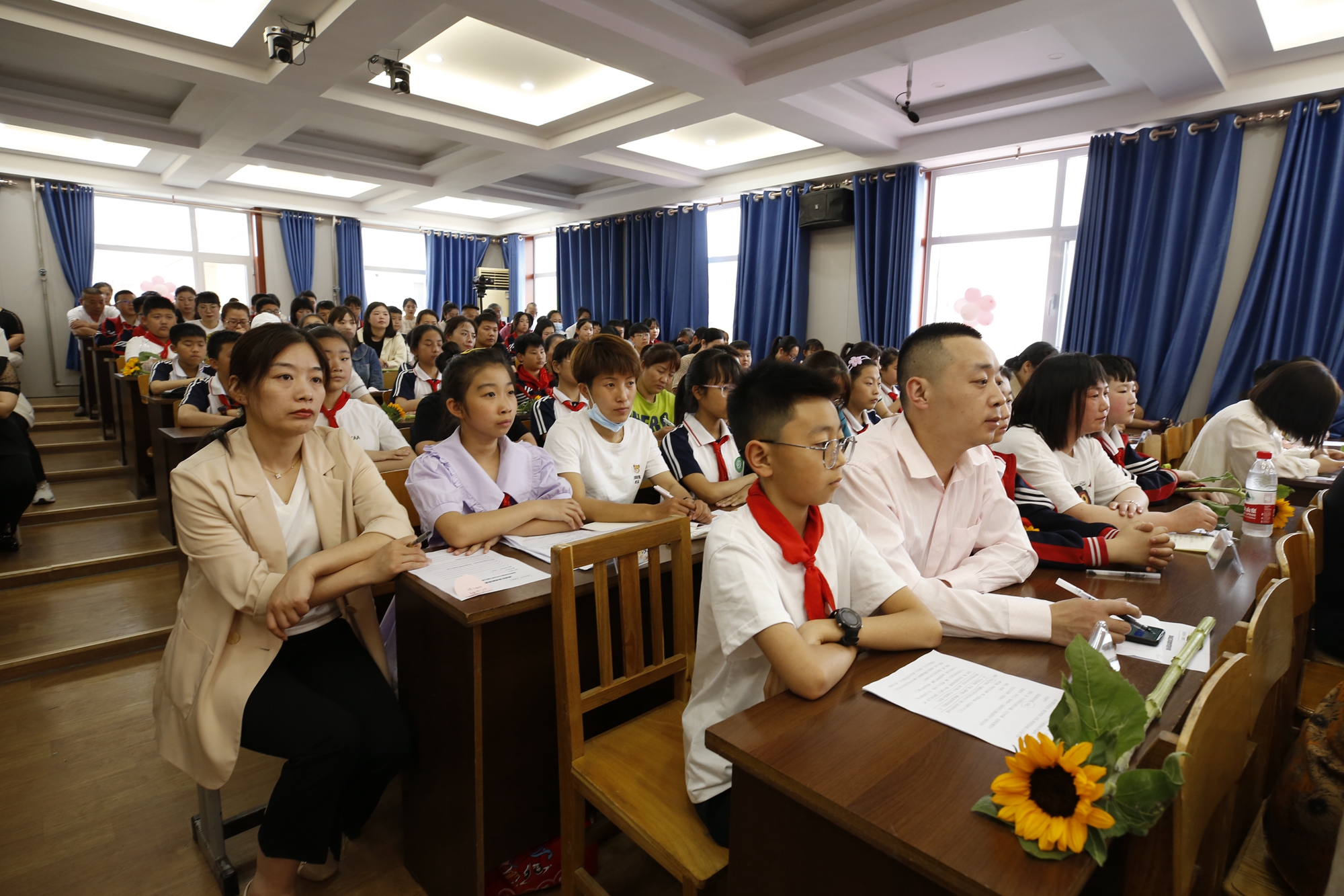图片默认标题_fororder_“家校协同助力学生学习能力提升”主题家长会现场 摄影 田素然