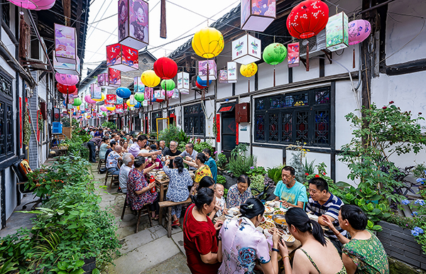（张）端午假日自贡文旅资源丰富 共接待游客32.51万人次_fororder_6首届自贡市贡井区艾叶古镇文化旅游活动（摄影-廖志全）