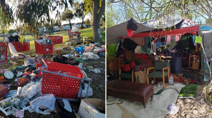 美国圣地亚哥市无家可归者数达十多年来最高 政府为清理街道开设帐篷营地