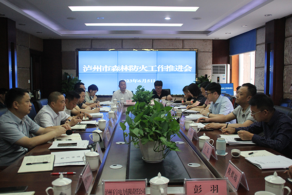 （张）未雨绸缪 全力备战 泸州市召开森林防火工作推进会_fororder_森林防火工作推进会现场