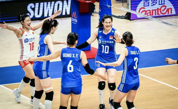 我们决赛见！世联赛中国女排3:0战胜波兰女排