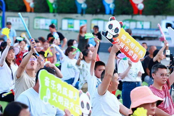 “音乐秀成都 文明迎大运”蒲公英宣讲音乐会在四川天府新区新兴文化站举行_fororder_活动现场-供图-天府新区党群工作部_2_