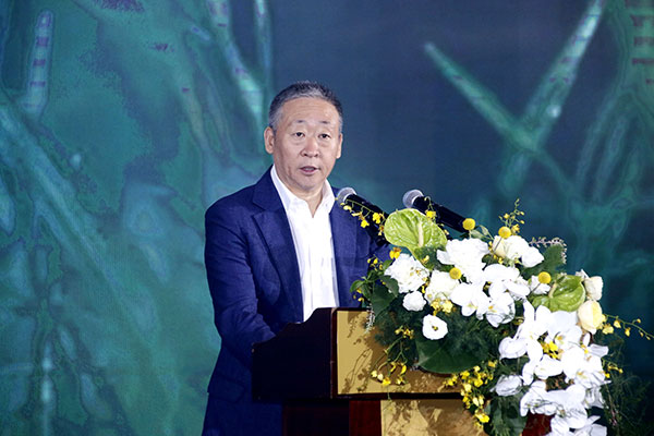 （张）破界向新 领势而生 “五粮本草”新品露酒正式上市_fororder_中国酒业协会理事长宋书玉致辞-摄影-何芳