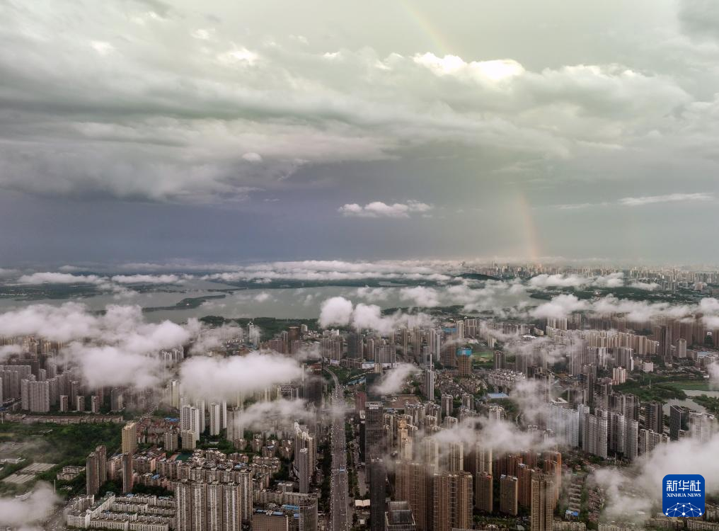 雨后武汉 如梦如幻