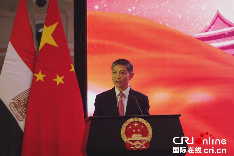 图片默认标题_fororder_1 中国驻埃及大使廖力强致辞