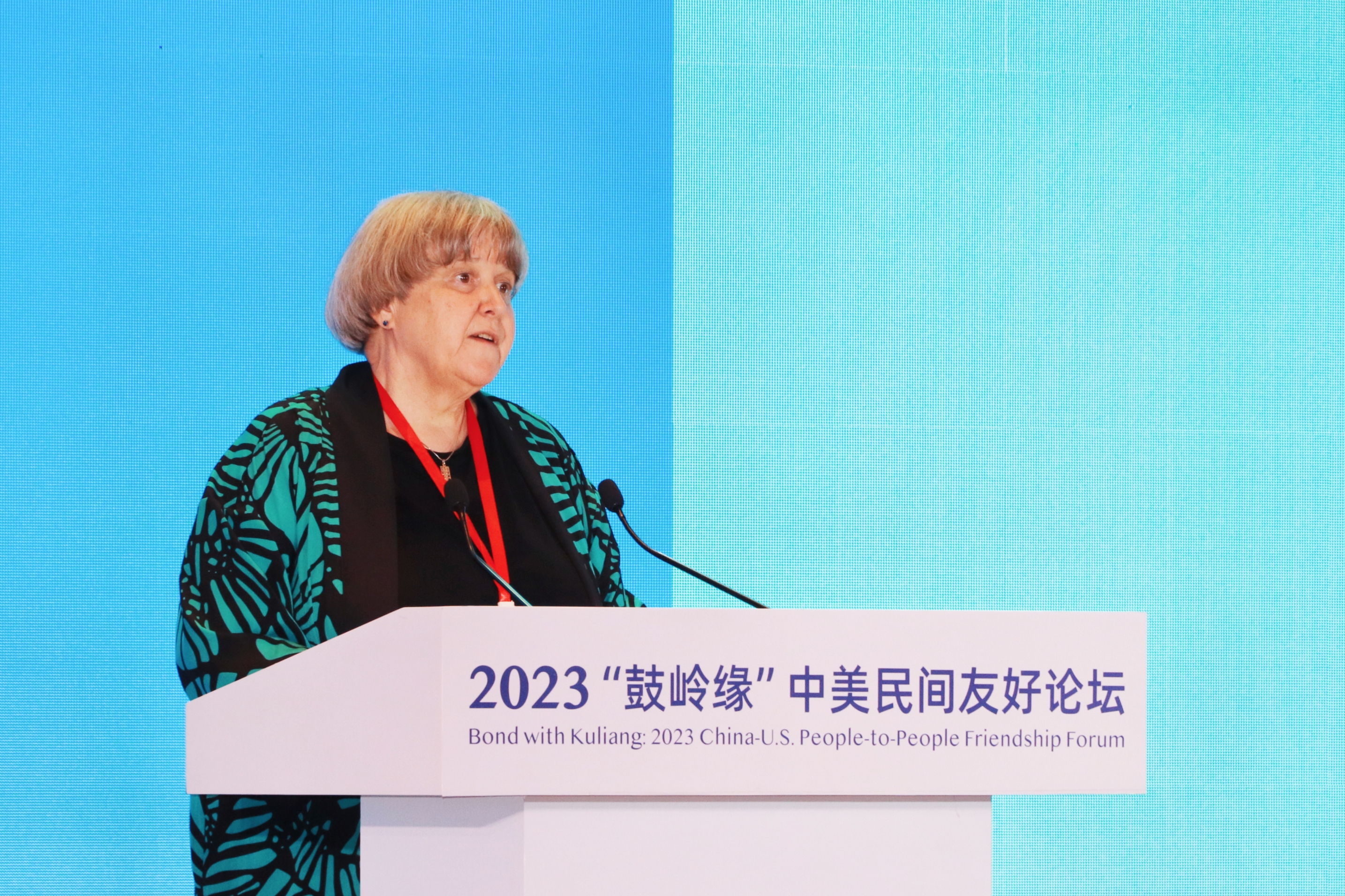 图片默认标题_fororder_穆蔼仁家族后人、鼓岭旅游文化研究协会高级顾问兼首席研究员穆言灵致辞