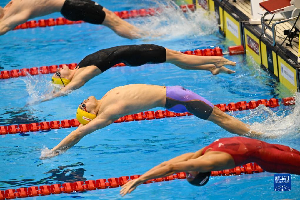 游泳世锦赛男女4x100米混合泳接力：中国队夺冠
