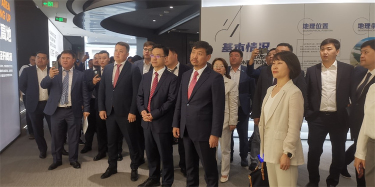 践行中国—中亚峰会成果 哈萨克斯坦奇姆肯特市代表团访问西安_fororder_1