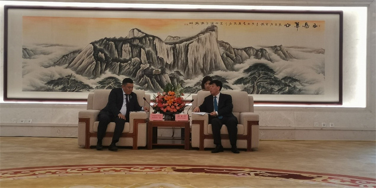 践行中国—中亚峰会成果 哈萨克斯坦奇姆肯特市代表团访问西安_fororder_6