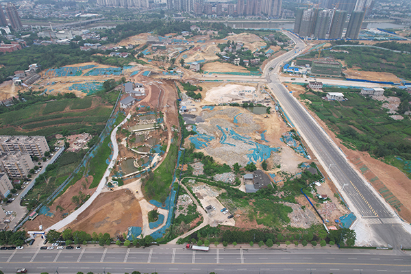 跑出项目投资“加速度” 德阳市中江县再获四川省资金激励_fororder_龙湾湿地公园项目