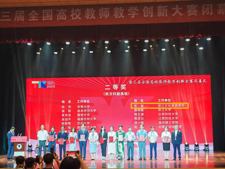 历史性突破！丽江文化旅游学院教师在第三届全国高校教师教学创新大赛中荣获国赛一等奖、二等奖_fororder_4