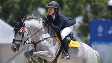 Equestrian Jumping Venue Test Event of the 7th CISM World Games Kicked off in Wuhan_fororder_10