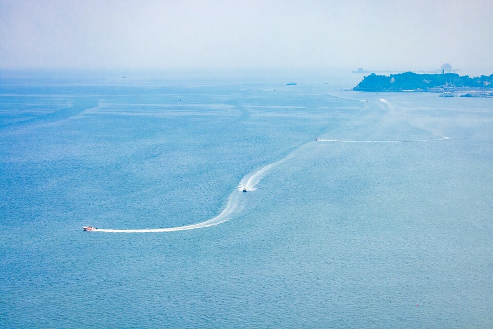烟台山上好风光