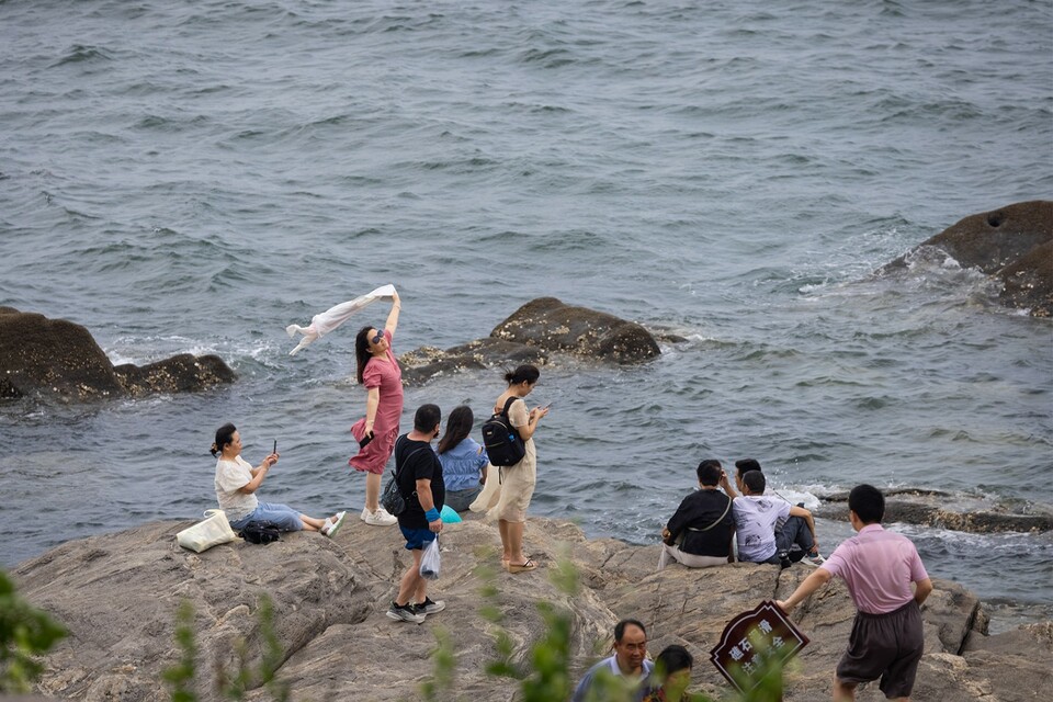 烟台山上好风光