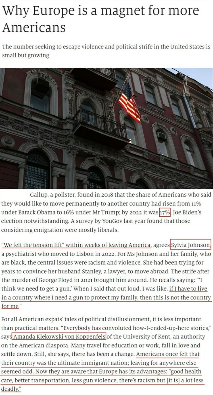 “美国的情况很糟糕，我不知道出路在哪里”