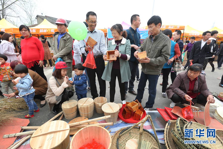 【图说荆楚】武汉新洲10万人“闹花朝”