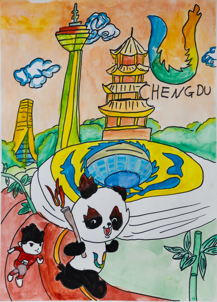（转载）成都的孩子们，“画”给国际大体联最特别的一封信