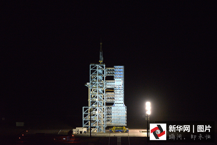 酒泉卫星发射中心 天宫二号待发