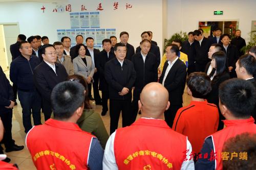 张庆伟在双鸭山七台河鸡西调研