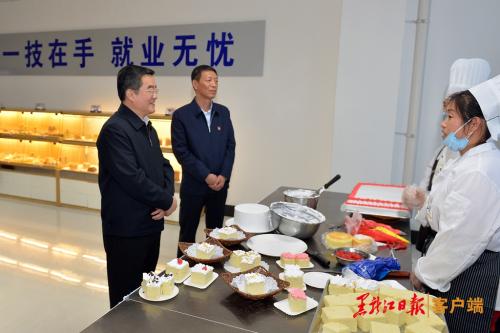 张庆伟在双鸭山七台河鸡西调研