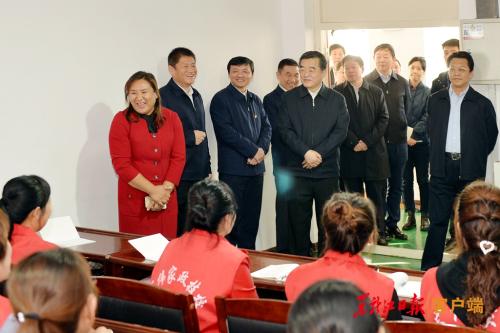 张庆伟在双鸭山七台河鸡西调研