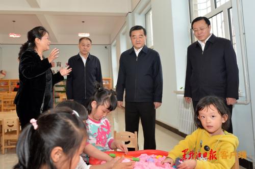 张庆伟在双鸭山七台河鸡西调研