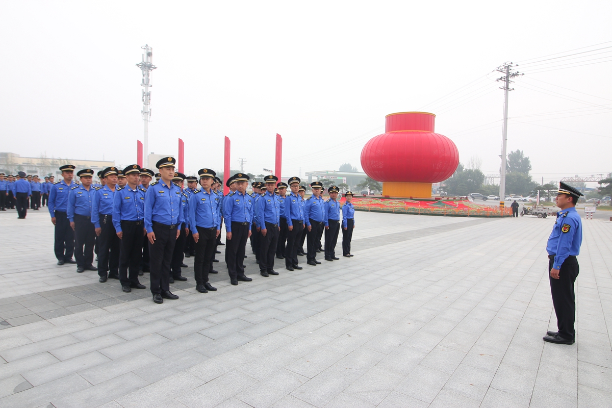 图片默认标题_fororder_满城区英姿飒爽的综合执法局队员们 摄影 康胜