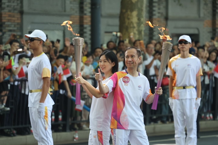 杭州第19届亚运会火炬传递启动仪式举行_fororder_1694152761664_64fab839ce023a0001c71515
