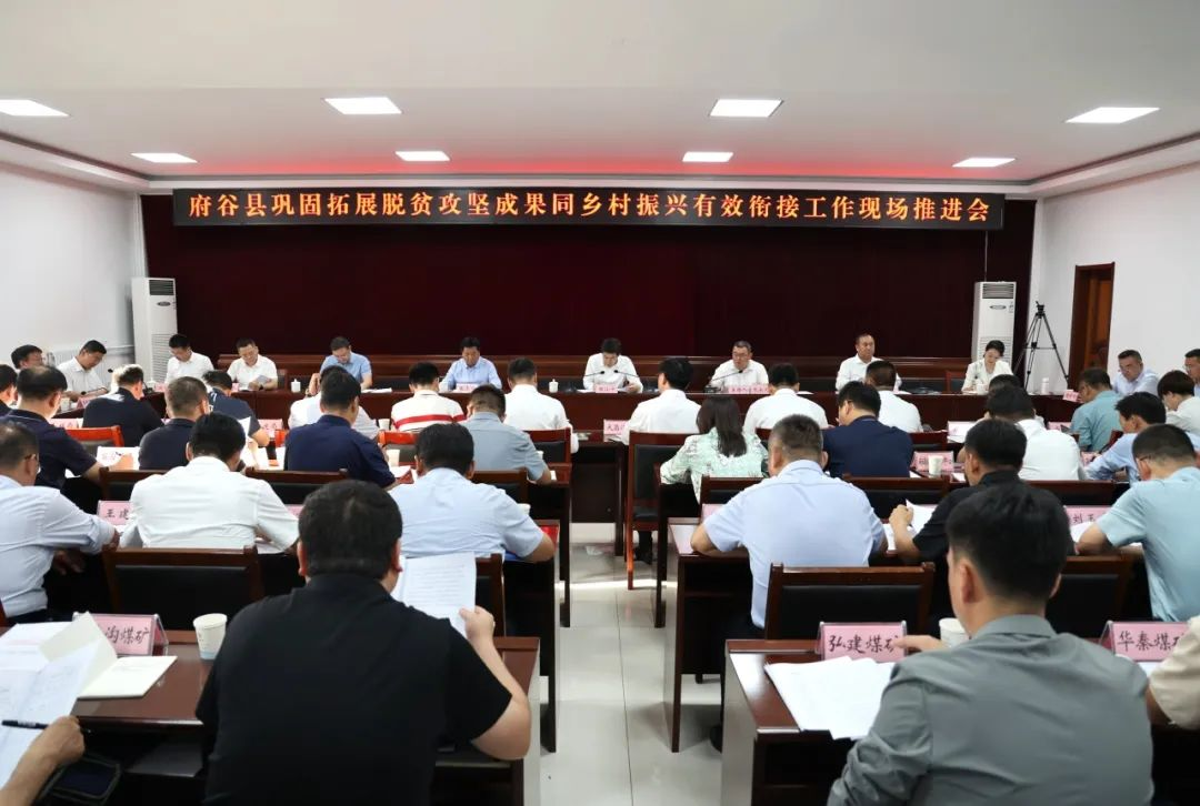 府谷县召开巩固拓展脱贫攻坚成果同乡村振兴有效衔接工作现场推进会_fororder_1