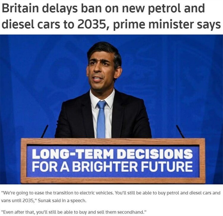 “开倒车”？ 英国推迟清洁汽车政策遭批