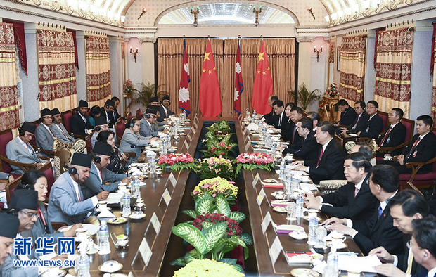 习近平会见尼泊尔总统