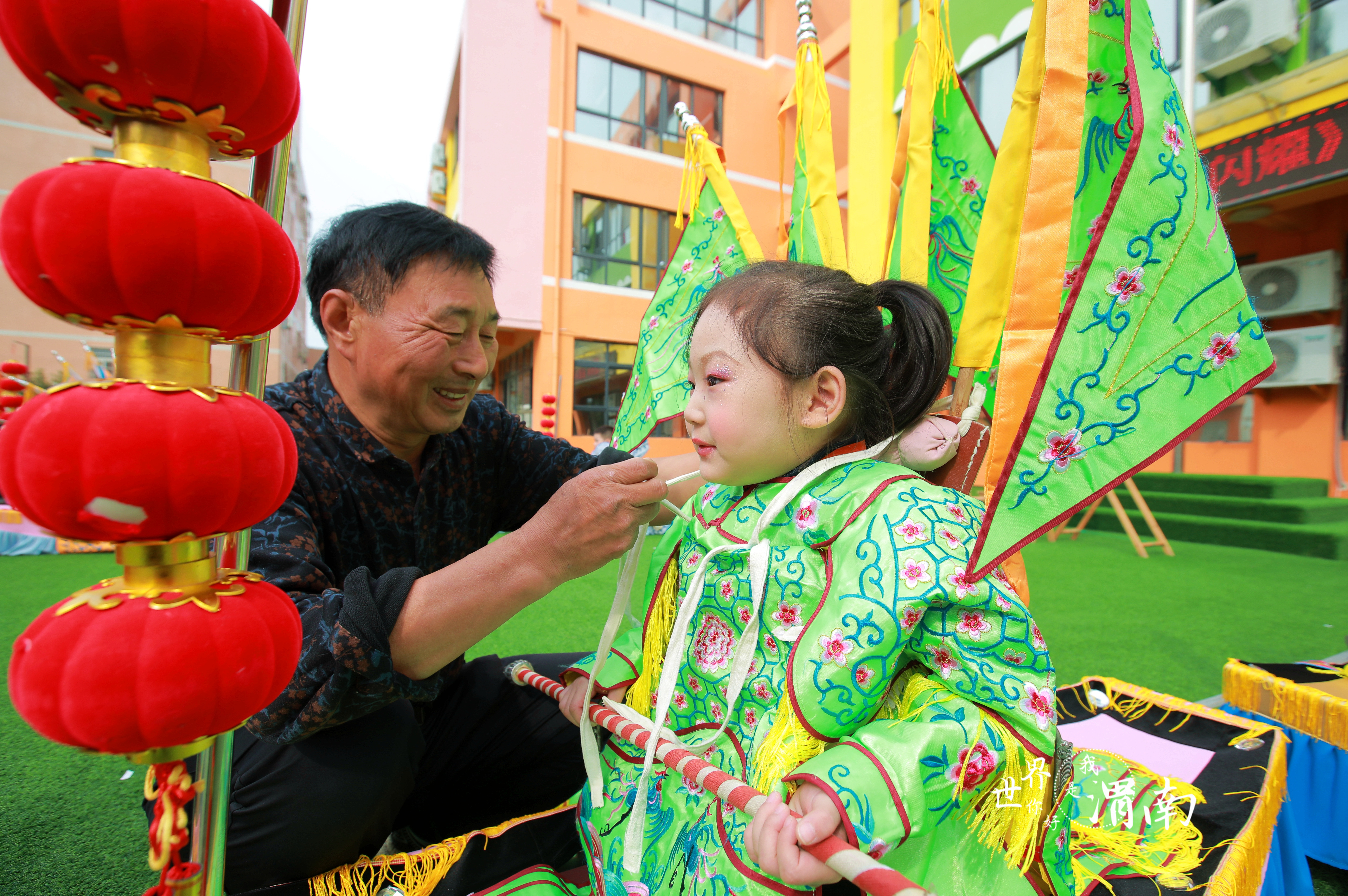 组图 | 渭南潼关：传承非遗文化 沁润幼小心田_fororder_潼关：传承非遗文化 沁润幼小心田 (11)