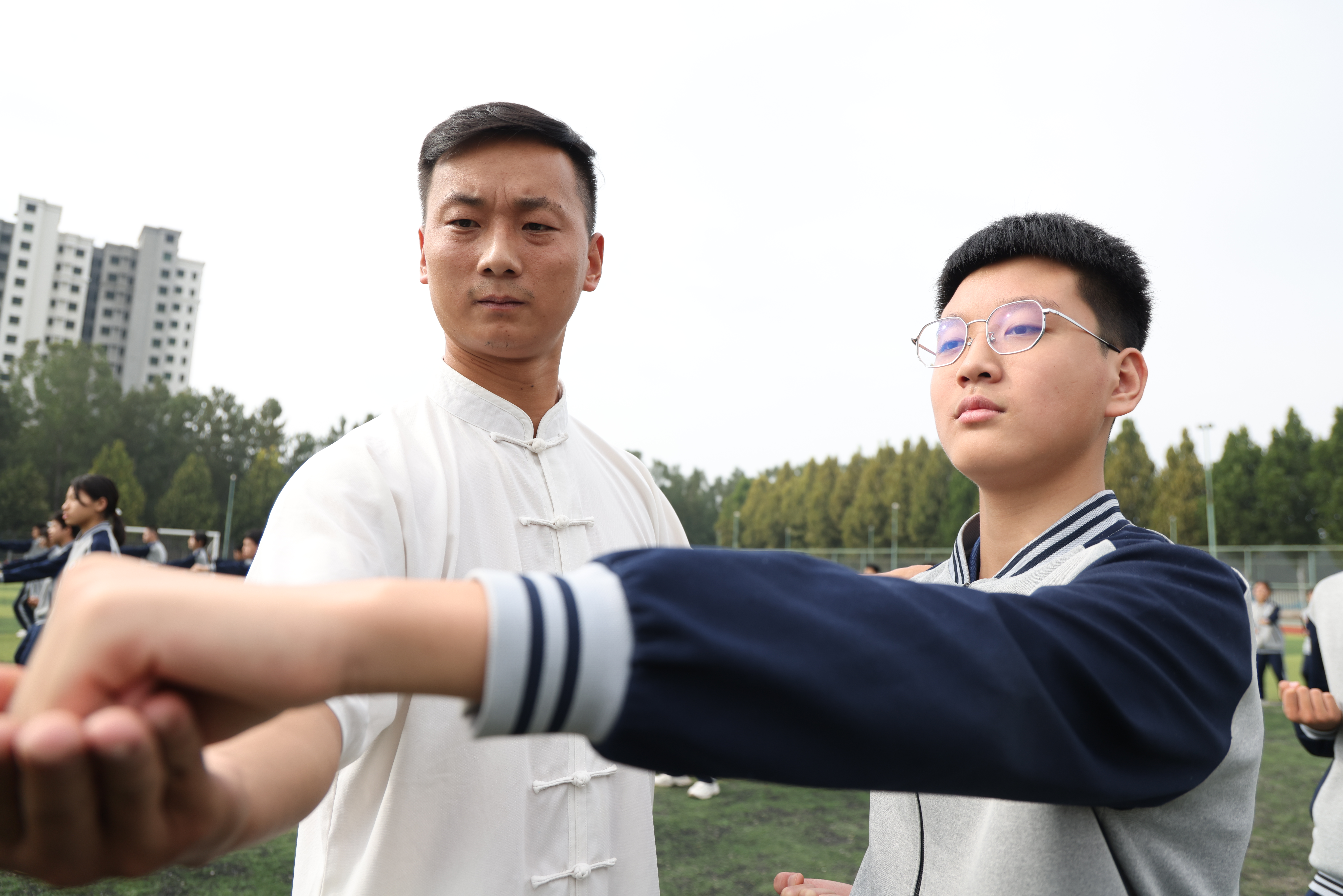 邢台南和：强身健体 “武”动校园_fororder_3.JPG