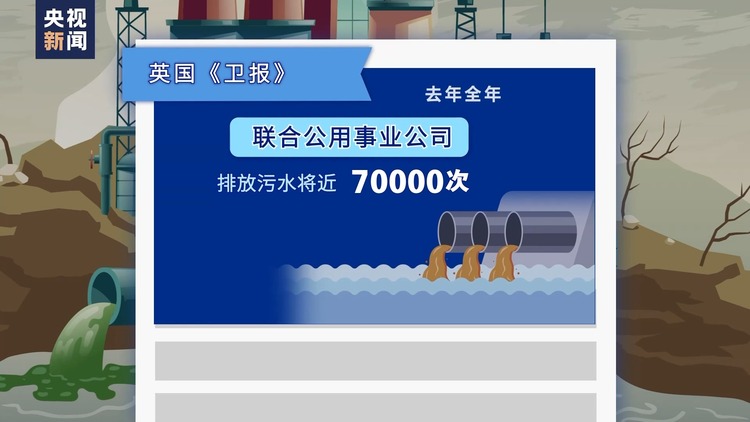 总台记者调查丨“水质整个欧洲最糟” 英国为何水污染问题频发？