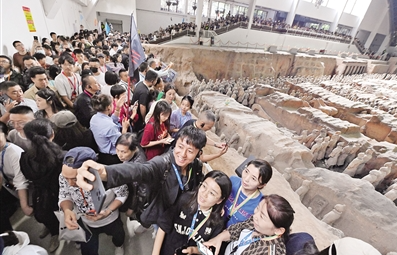 秦陵博物院接待观众42万余人次_fororder_微信图片_20231007115153