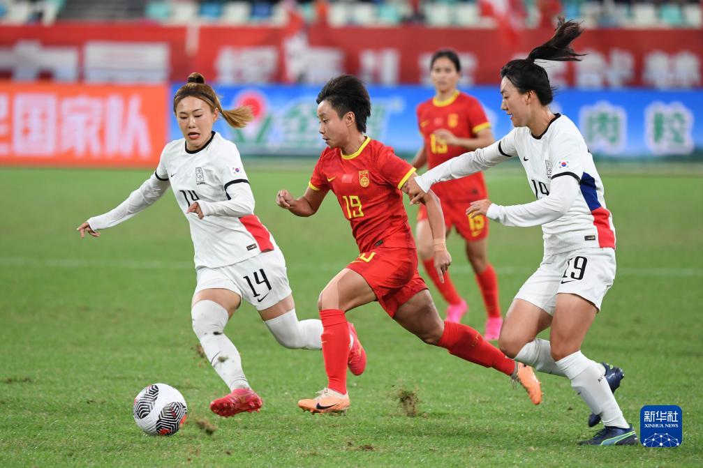 巴黎奥运会女足亚洲区预选赛：中国队战平韩国队