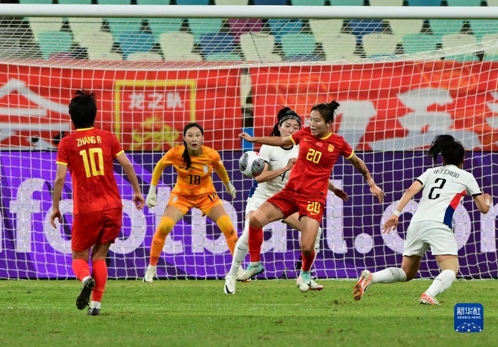 巴黎奥运会女足亚洲区预选赛：中国队战平韩国队